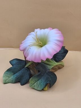 Andrea by Sadek Morning Glory Flower Figurine 4.5”